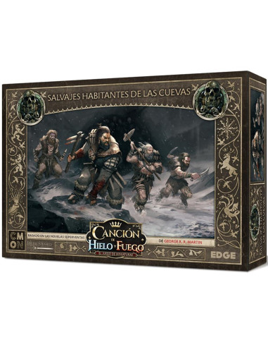Juego de mesa asmodee cancion de hielo y fuego: salvajes habitantes de las cuevas pegi 14