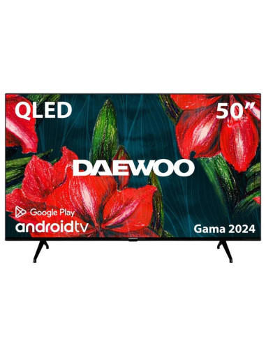 Tv daewoo 50pulgadas qled 4k uhd - d50dm55uqpms - android smart tv