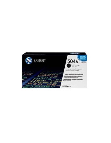 Toner hp 504a ce250a negro 5000 paginas cm3530 -  cp3525