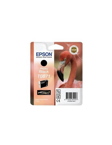 Cartucho tinta epson c13t08714010 negro flamenco