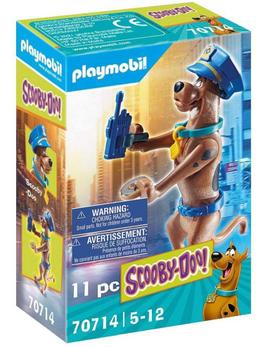 Playmobil scooby - doo! figura coleccionable policia