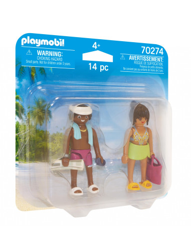 Playmobil figuras pareja de vacaciones