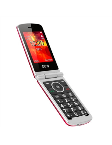 Telefono movil spc opal red tipo tapa -  2.8pulgadas -  radio -  bluetooth -  dual sim