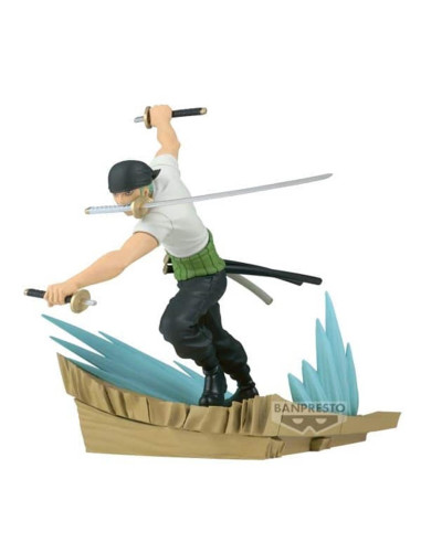 Figura banpresto one piece senkozekkei roronoa zoro 11cm