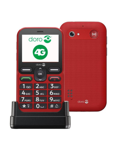 Telefono movil doro leva l10 - 2.4 pulgadas - 4g - rojo
