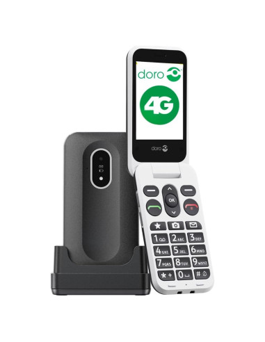 Telefono movil doro leva l20 - 2.8 pulgadas - 4g - negro - blanco