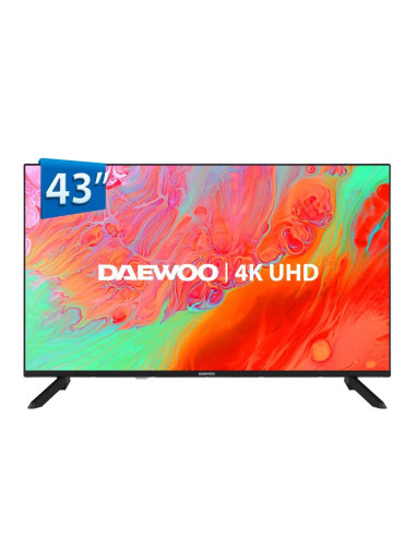 Tv daewoo 43 pulgadas led 4k uhd - 43dm65uv - smart tv