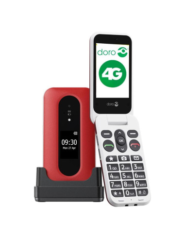 Telefono movil doro leva l30 - 2.8 pulgadas - 4g - rojo - blanco