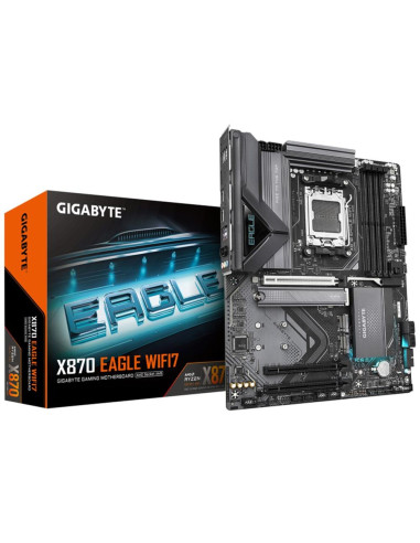 Placa base gigabyte x870 eagle wifi7 g10 am5 atx -  4x ddr5 -  4x sata3