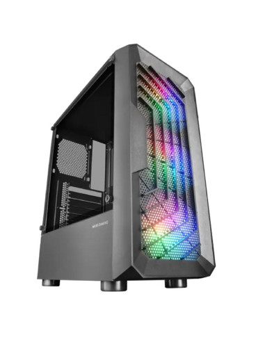Caja ordenador mars gaming mc - tor atx frgb cristal templado negro