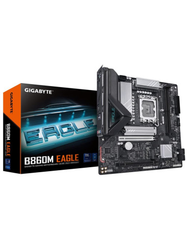 Placa base gigabyte b860m eagle matx -  2x ddr5 -  4x sata3 lga 1851