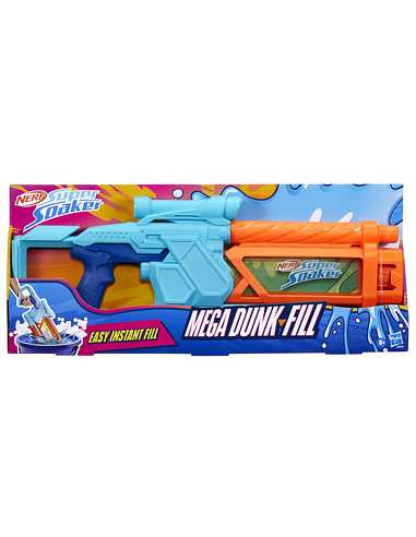 Pistola hasbro nerf super soaker mega dunk fill