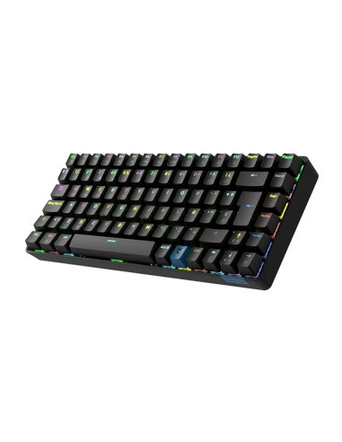 Teclado gaming hiditec gm1k switches red negro