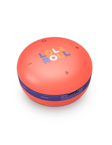 Altavoz energy sistem lol&roll pop kids naranja 5w - tws - bluetooth 5.0 -  u sb - c