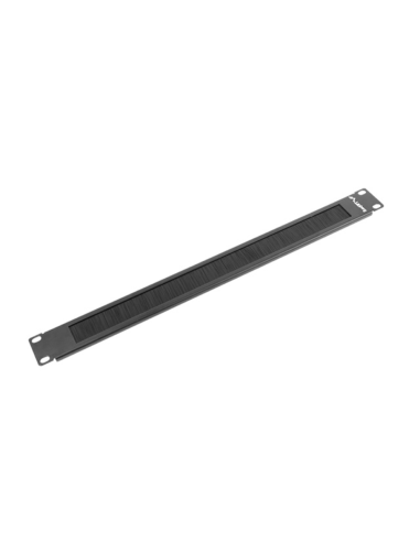 Brush panel lanberg 1u negro 19pulgadas