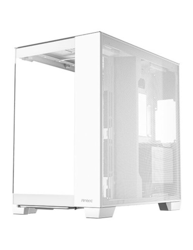 Caja ordenador gaming antec atx c8 vidrio blanca