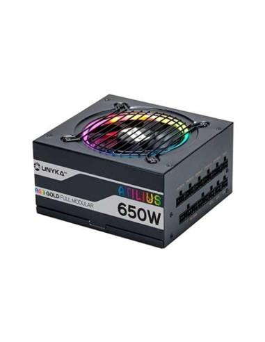 Fuente de alimentacion unykach atilius gaming atx 650w