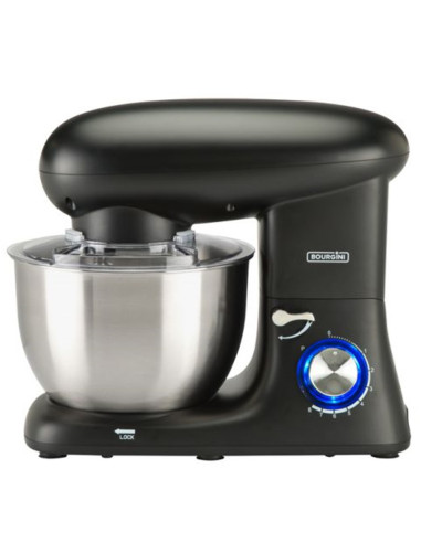 Amasadora bourgini kitchen chef plus 5.52l negra