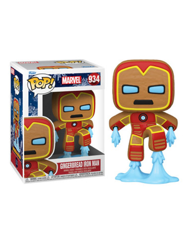 Funko pop marvel navidad galleta jengibre iron man 50658