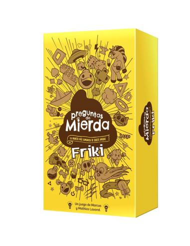 Juego de mesa asmodee preguntas de mierda friki pegi 16