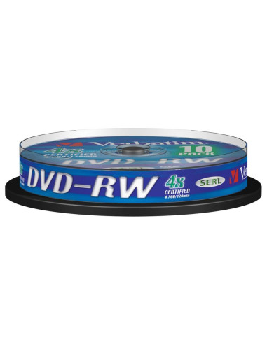 Verbatim dvd - r 4.7gb 4x tarrina 10uds