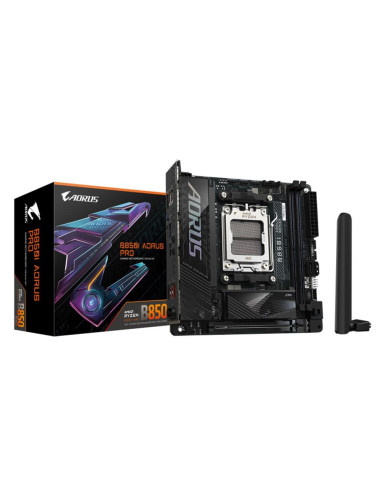 Placa base gigabyte b850i aorus pro m - itx -  4x ddr5 -  4x sata3 am5