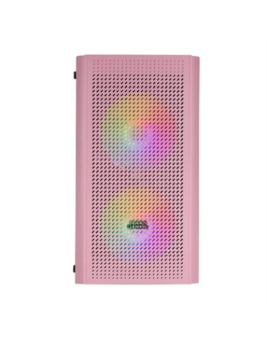 Caja ordenador mars gaming mc300 rosa micro atx 1 x usb 3.0 2 x usb 2.0 3 x 120mm frgb