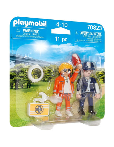 Playmobil duo pack doctor y policia