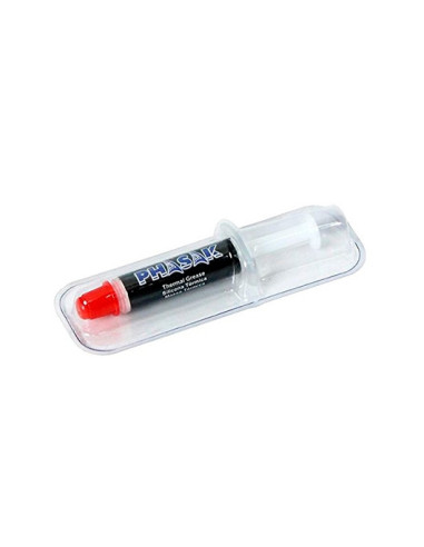 Pasta termica phasak syringe grey - silver  0.5 grams gaming