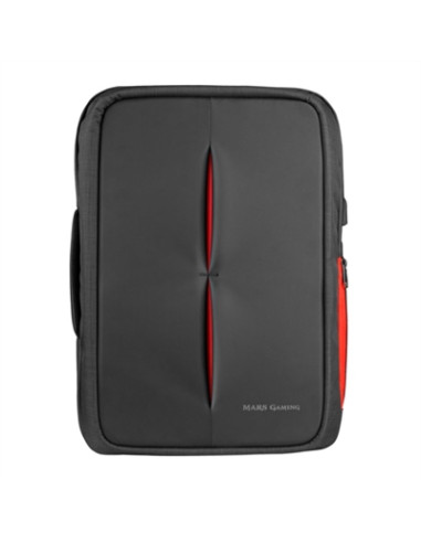 Mochila mars gaming mb2 para portatil 17.3 pulgadas antirrobo usb