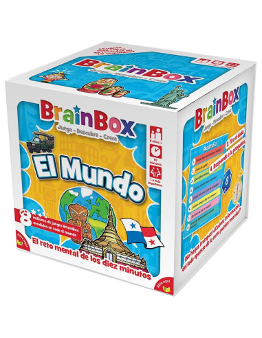 Juego de mesa brainbox el mundo pegi 8