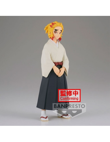 Figura banpresto demon slayer: kimetsu no yaiba senjuro rengoku