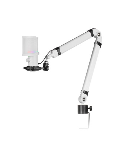 Microfono profesional mars gaming mmicxt blanco