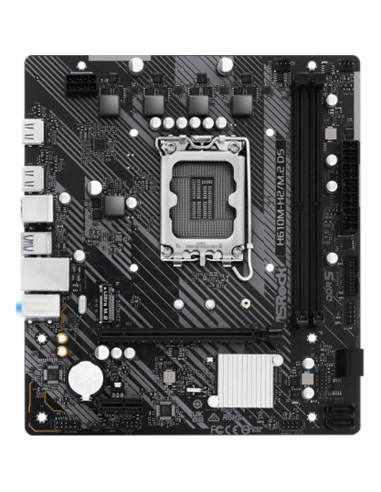 Placa base asrock  h610m - h2 - m2 matx