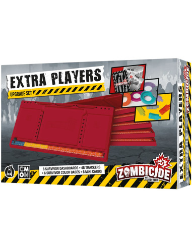 Juego de mesa zombicide 2e jugadores extra upgrade set pegi 14