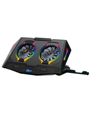 Soporte - base de refrigeracion conceptronic thyia02b para portatiles hasta 17 pulgadas 2 ventiladores