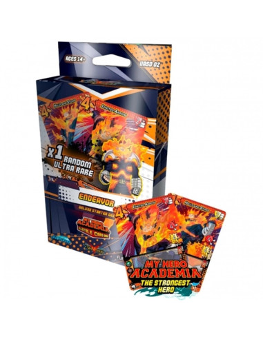 Juego de cartas my hero academia starter deck series 3 endeavor deluxe