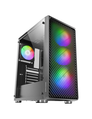 Caja ordenador mars gaming mc - f atx argb cristal templado negro