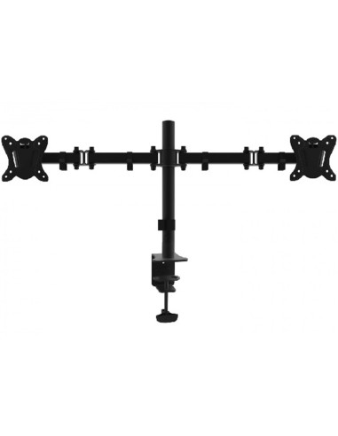 Soporte pantalla equip para mesa dos brazos 2 pantallas  13 pulgadas - 27 pulgadas  de brazo   inclinable  y giratorio 360º ma