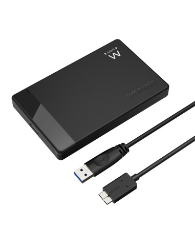 Carcasa disco duro ewent ew7049 2.5 pulgadas usb tipo b negra