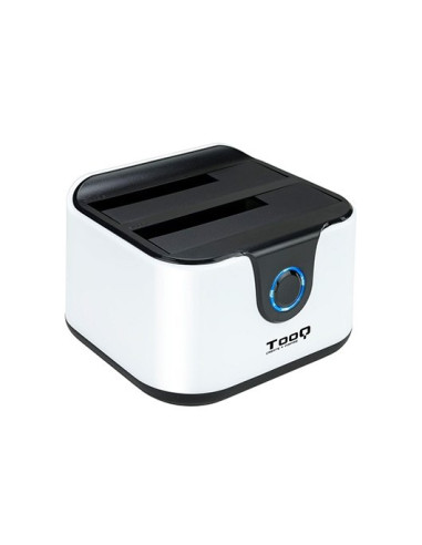 Docking station tooq hd 2.5 - 3.5 pulgadas sata a usb 3.0 doble bahia -  usb 2.0 host -  4200rpm - 7200rpm