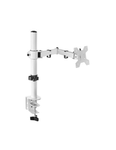 Soporte mesa mars gaming vesa hasta 32 pulgadas 100x100mm max 8kg blanco