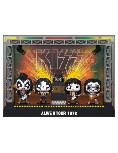 Funko pop pack 4 pops moments dlx the kiss alive ii 1978 tour 67771