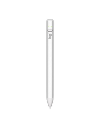 Lapiz digital logitech crayon silver usb - c para ipad - con tecnología apple pencil