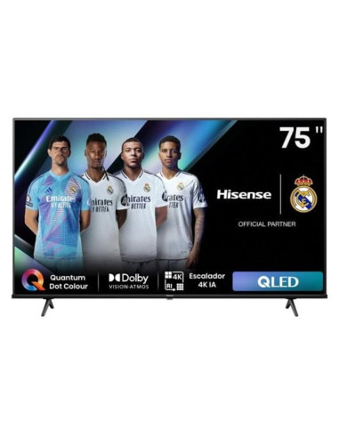 Tv hisense 75 pulgadas qled 4k uhd -  75e7nq -  smart tv