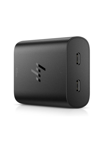 Cargador hp de portátil usb - c 65w dos puertos usb - c