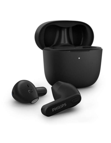 Auriculares philips tat2236bk inalambrico negro