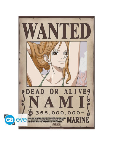 Poster gb eye chibi one piece wanted nami wano