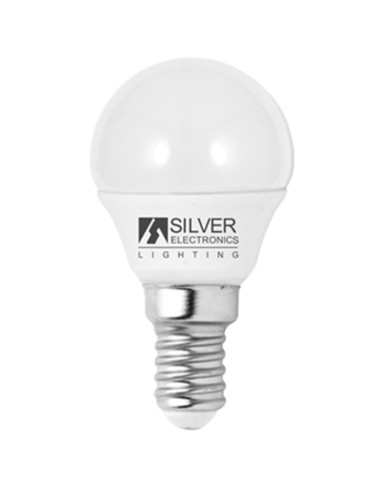 Bombilla led silver electronic eco esferica 5w35w -  e14 -  6000k -  436 lm -  160º -  luz fria -  a+