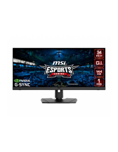 Monitor gaming 34 pulgadas msi optix mpg341qr negro